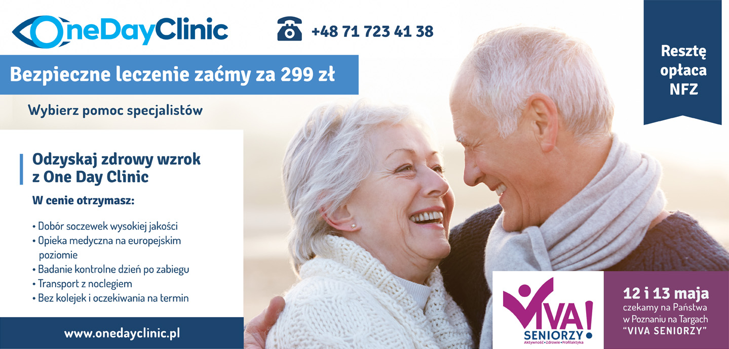 Odzyskaj wzrok z OneDayClinic - Viva Seniorzy